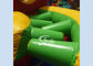 Outdoor Commercial Grade Kids Big Inflatable Obstacle With Double Slide Fit For Inflatable Rental
