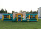 12x12m kids N adults giant inflatable corn maze digitally printed for sports events