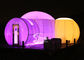 Romantic Glamping 2 Rooms Inflatable Bubble Tent Hotel With bath Room And Lock Doors from Sino Inflatables