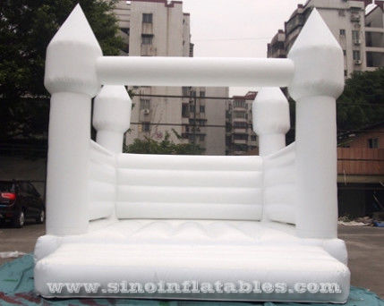 Người lớn 13'X13 'Tất cả các đám cưới màu trắng Bounce House với chứng nhận EN14960 cho tiệc cưới từ nhà máy bơm hơi Trung Quốc